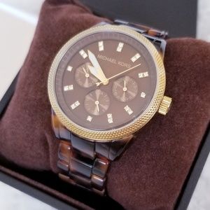 Tortoise Shell Michael Kors watch